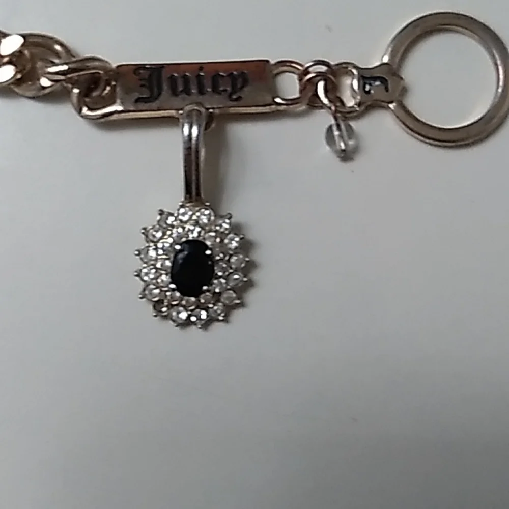 Vintage Juicy Couture Bracelet with Sapphire and Stones - Picture 5 of 7